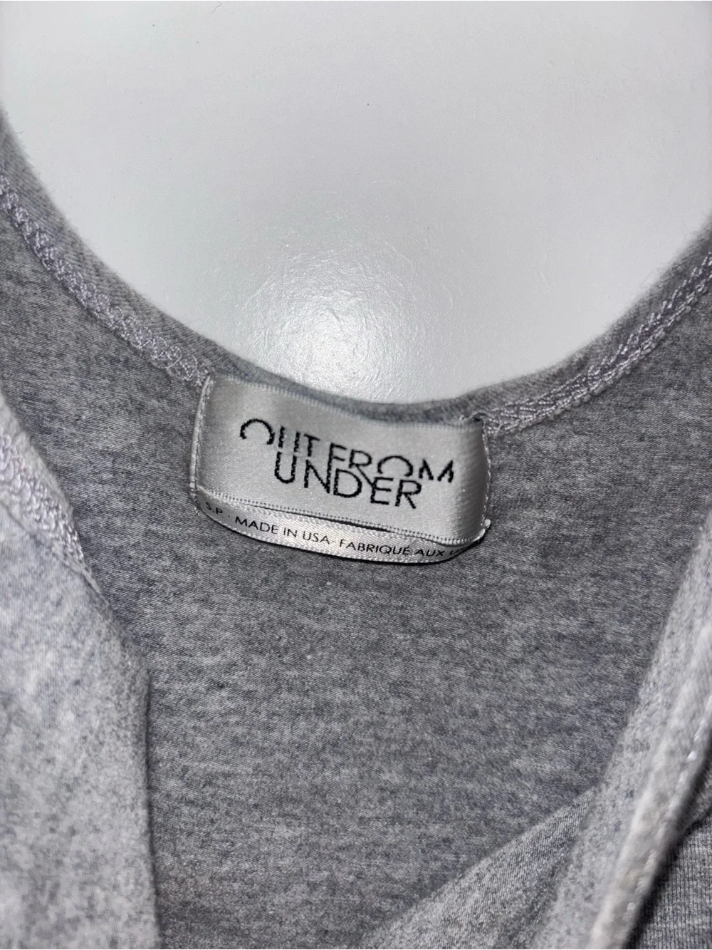 💕 Urban Outfitters Out From Under Gray Graphic Egyptian Eye Crop Top 💕 - Picture 8 of 9